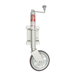 350kg Jockey Wheel - 200mm Solid Tyre - Swivel Mount - Trojan_1