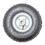 Trojan Jockey Wheel Only - 300mm x 4\" Pneumatic Tyre & Rim - 19mm Axle_1