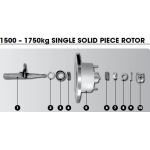 Trigg Hyd Disc Brake Parts - 1750kg - 1 Piece Solid Rotor_1