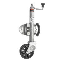 545kg Jockey Wheel - 6\" Wheel - 2 Bolt Swivel Mount - Knott