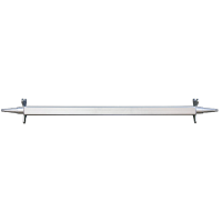 Bare Axle - Straight Beam - 2200kg Multi Hub - Galv