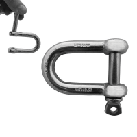 CM Trailer - D Shackle - Stainless Steel D Shackle - With captive Anti-loss Pin