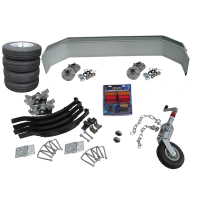 CM Trailer - Tandem Axle Trailer Kit - Unbraked - 2000kg - 13\"