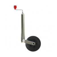 150kg Capacity Jockey Wheel - European - 200mm Compact Rubber/Plastic Wheel - AL-KO