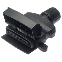 Hella Trailer Plug - 7 Pin Flat Socket - Female Connection