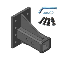 Mister Hitches Bolt on Receiver Hitch - 8 Hole - 4500kg - - Fits most Land Cruisers or Land Rovers