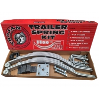 Slipper Spring Kit - Multi-Leaf - 45x640mm - Dacromet Coated - Short