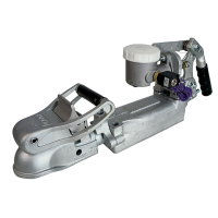 Trailparts Coupling - Hydraulic over-ride 2500kg, 1\", folding handle, Autoback, Autofit