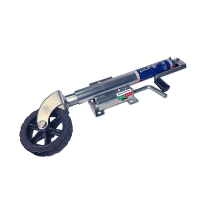Trailparts Jockey Wheel - Vertical pin - 6" Plastic wheel - 150 kg - low bracket