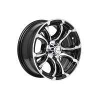 Treadway Alloy Trailer Rim 14\"x 6\" - Loadstar Black - 5 x 4.5\" PCD