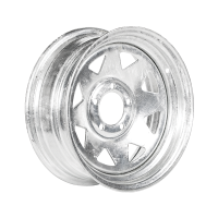 Treadway Trailer Wheel Rim Only - 15\" x 6\" Galvanised Spoke - 5 x 4.5\" PCD