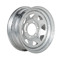 Treadway Trailer Wheel Rim Only - 15\" x 6\" Galvanised Spoke - 6 x 5.5\" PCD