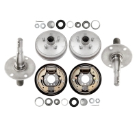 Trojan 9in Hyd Drum Brake - Axle Kit 1500kg