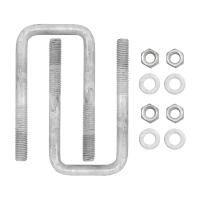 Square U Bolts & Nuts - Pairs