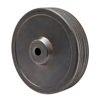 Trojan Jockey Wheel Only - 140mm Rubber