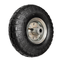 Trojan Jockey Wheel Only - 350 Pneumatic Tyre - 16mm Axle