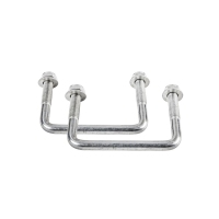U-Bolt Kit (pr) U-Bolt Kit 75mm x 101mm Galv M12 Internal Measurement