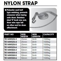 CM Winch - Web Strap & Hook