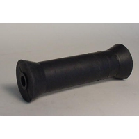 Marin-X Flat Keel Roller - 232mm - Black Rubber (Nylon Bushes)