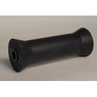 Marin-X Flat Keel Roller - 207mm - Black Rubber (Nylon Bushes)