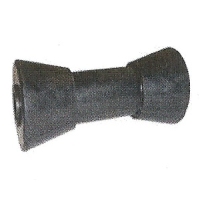 Marin-X Dog Bone Keel Roller - 162mm - Black Rubber