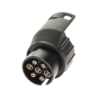 Maypole - 13 Pin Euro Female Socket to 7 Pin Round Male Plug