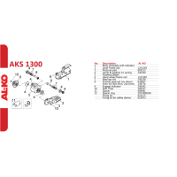 ALKO Coupling AKS1300 - Coupling Head - Spare Parts Diagrams