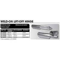 CM Door Hinge - Weld on  Lift off