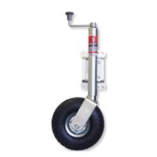 120kg Capacity Jockey Wheel - 350mm Pneumatic Tyre  - Swivel Mount - Trojan_1