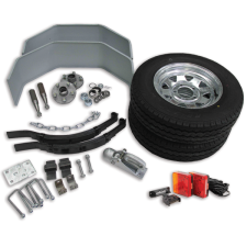 CM Trailer - Single Axle Trailer Kit - Non-Braked - 750kg - 13\"_1