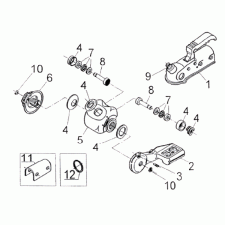 ALKO Euro Coupling Head - AKS1300 - Friction Pad Bearing_2