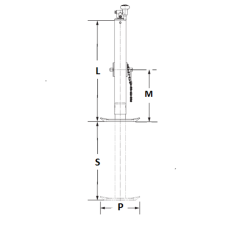 900kg Capacity Stand - Sidewind - 2 Bolt Swivel Mount - Sidewind - Knott_2
