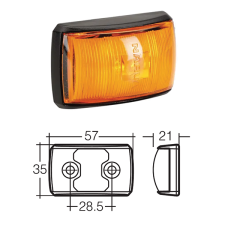 LED Marker Lamp - Model 14 - Amber - Front/Side Marker_1