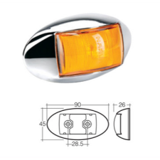 LED Marker Lamp - Model 14 - Amber - Side Marker_2