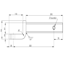 Mister Hitches - 3650kg - 57mm Drop - Heavy Duty - Long Reach Shank_2