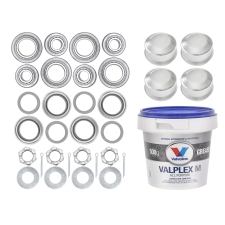Trojan 1500kg Tandem Axle Refurb Kit + Grease_1