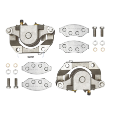 Trojan Disc Brake - Hydraulic Calipers - Stainless Steel - Axle Kit_1