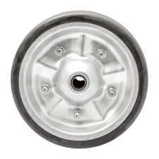 Trojan Jockey Wheel Only - 200mm Steel & solid rubber tyre_1