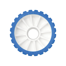 Trojan Wobble Rollers 112mm - Blue Ribbed_2