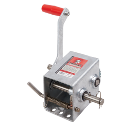 500kg Capacity Boat Trailer Winch - 3:1/1:1 Ratio - Trojan