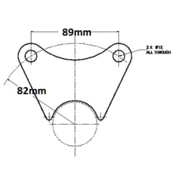 ALKO Caliper Mount - Weld on