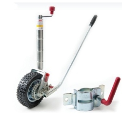 350kg Capacity Jockey Wheel - 200mm Wheel - Manual Power Mover - AL-KO