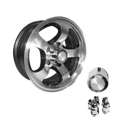 Alloy Trailer Rim 14"x 6" - 1000kg Capacity