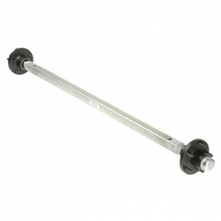 Axle Straight Beam - 2000kg 4WD 6x5.5in pcd - Unbraked