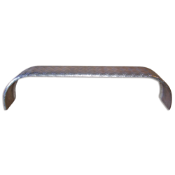 230mm Wide - Aluminium Propeller Plate - Roll-Formed - CM -Tandem Axle Mudguards - Pair