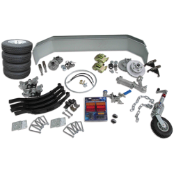 CM Trailer - Tandem Axle Trailer Kit - Hydraulic Braked - 2500kg - 14"