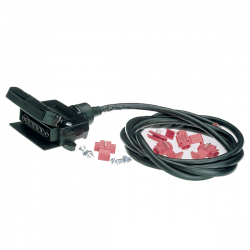 CM Trailer Plug - 7 Pin Flat Socket - Prewired 1.6m Harness
