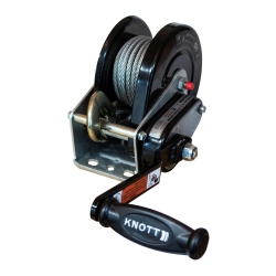 Knott Trailer Winch - 4.5:1 Ratio Braked Winch - 680kg
