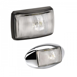 LED Marker Lamp - Model 14 - White - Front Only