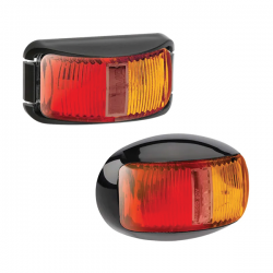 LED Marker Lamp - Model 16 - Red-Amber - Side Marker